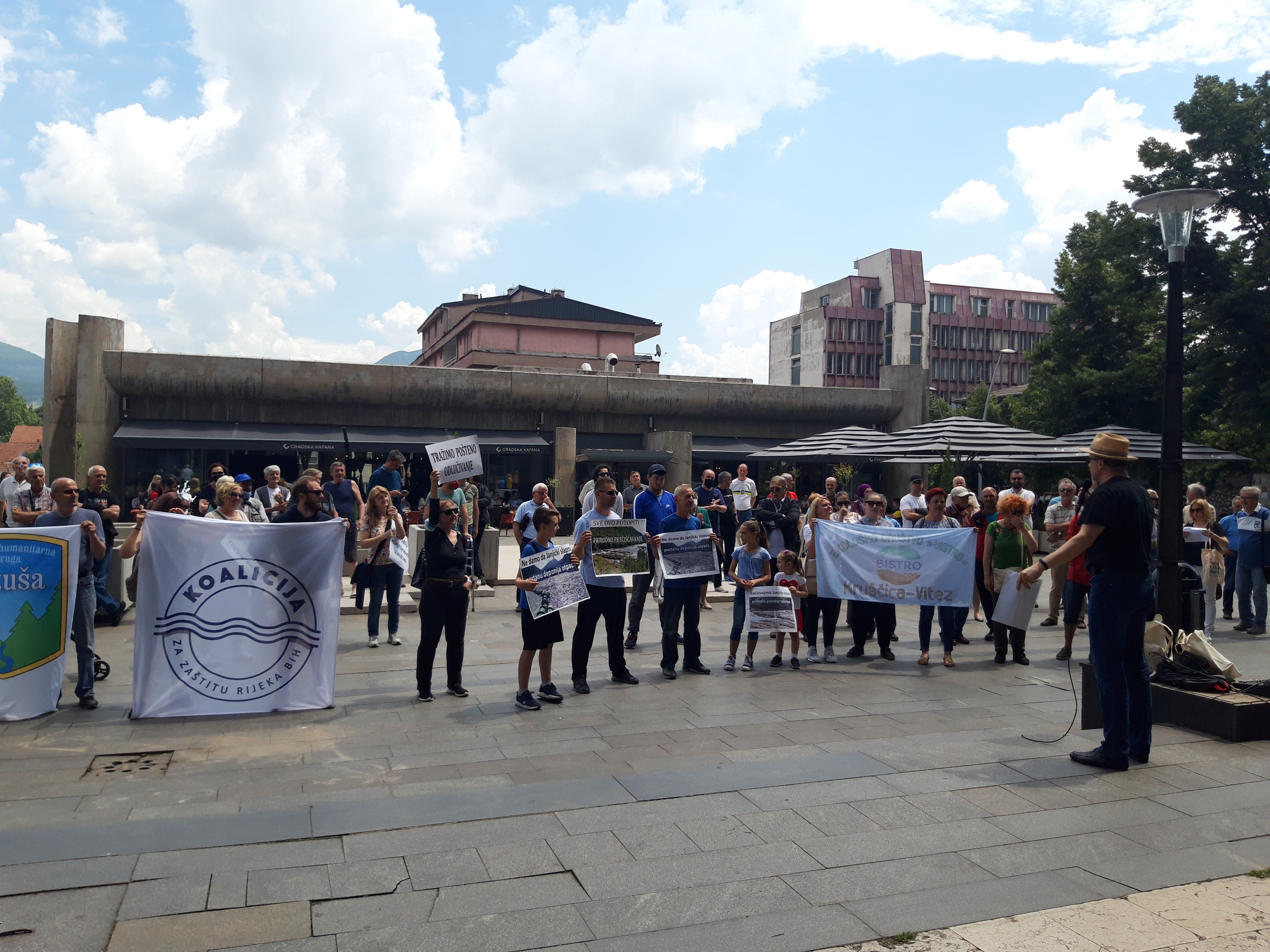 Protest: Spasimo Janjićke slapove